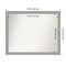 Brushed Nickel Non-Beveled Custom Framed Bathroom Vanity Wall Mirror